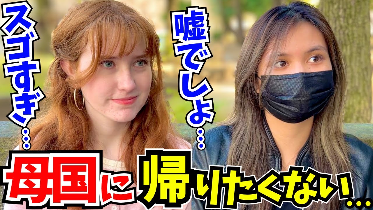 「日本留学って最高&hellip;もう母国に帰りたくない!」【外国人インタビュー】【海外の反応】