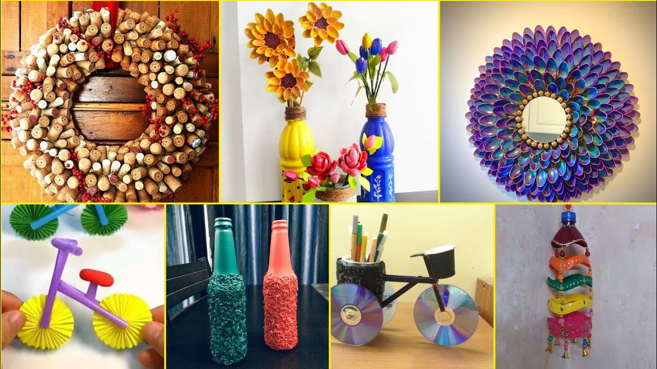 100 Very creative and outstanding sustainable art and craft ideas #craft #trending #diy #art