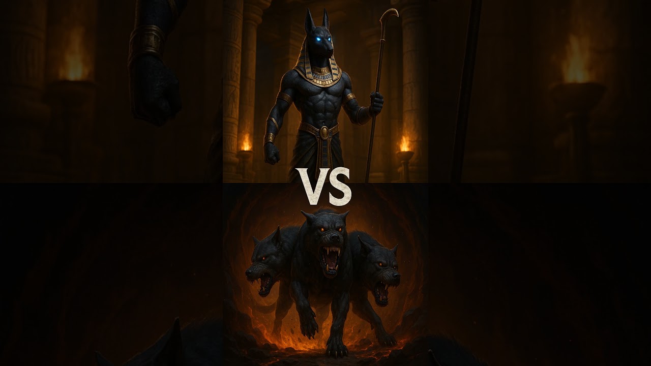 Epic Battles with Anubis #EpicBattle #MythicalClash #BeastVsBeast