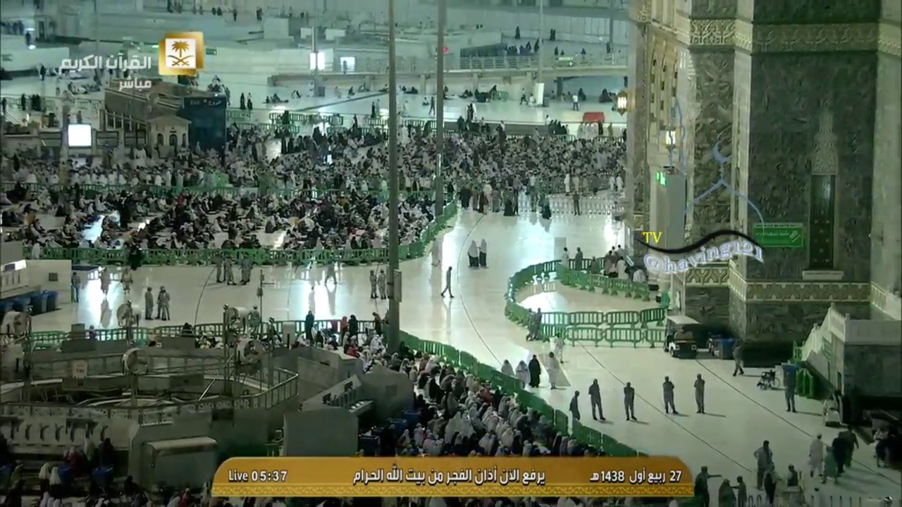 أذان الفجر الاثنين 27-3-1438 للمؤذن احمد بصنوي