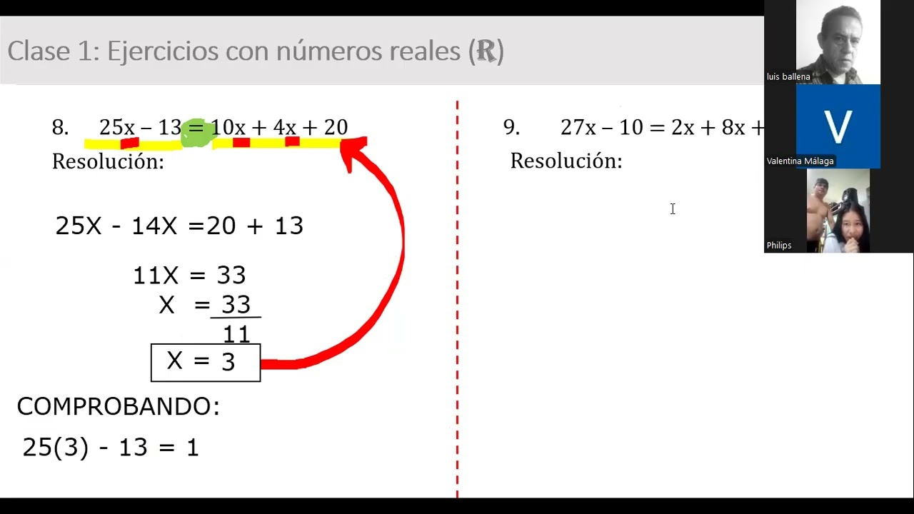 Clase 3 ecuaciones de 1er grado   Secundaria