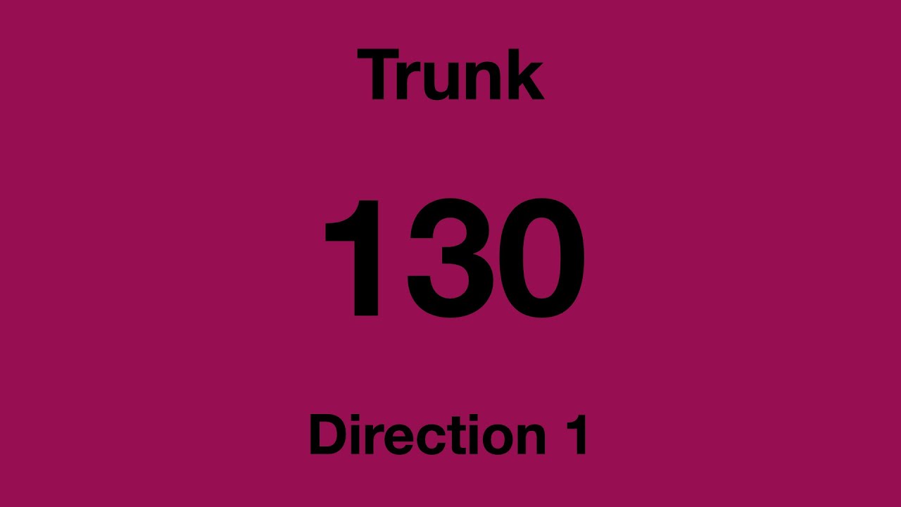 [SBS Transit] Trunk Bus Service 130 - Direction 1 Hyperlapse