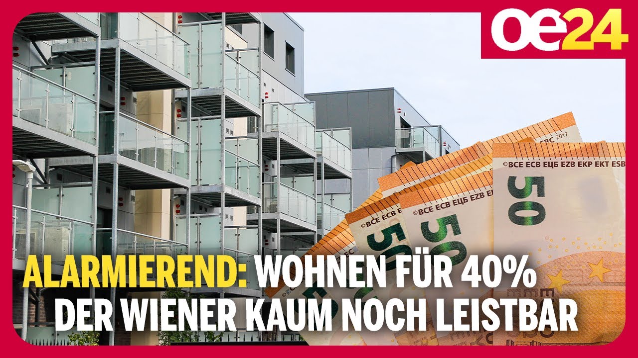 Alarmierend: Wohnen f&uuml;r 40% der Wiener KAUM noch leistbar