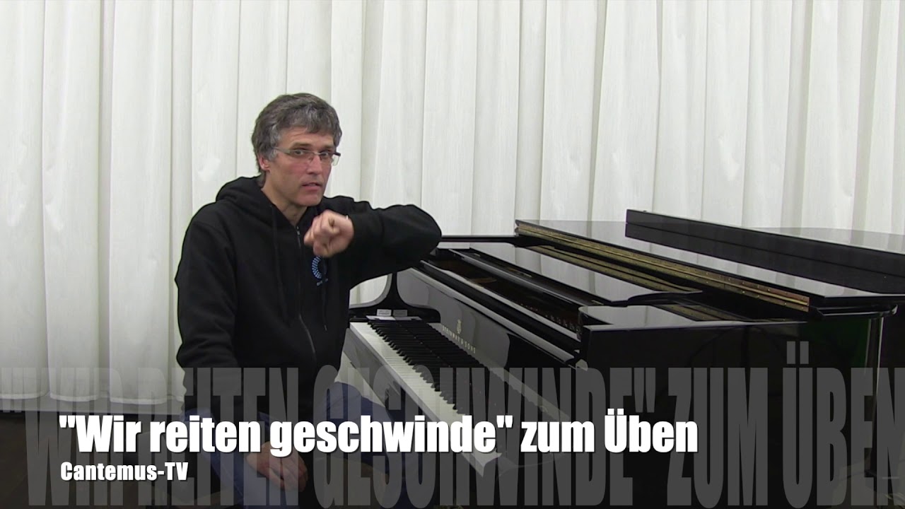 Wir reiten geschwinde (Übeversion)