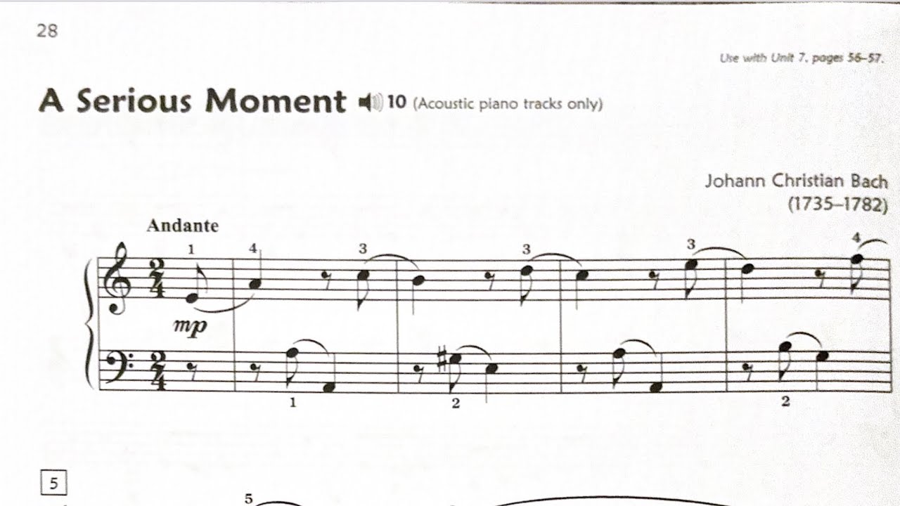 Repertoire 3: A Serious Moment - Performance Tempo Accompaniment Track