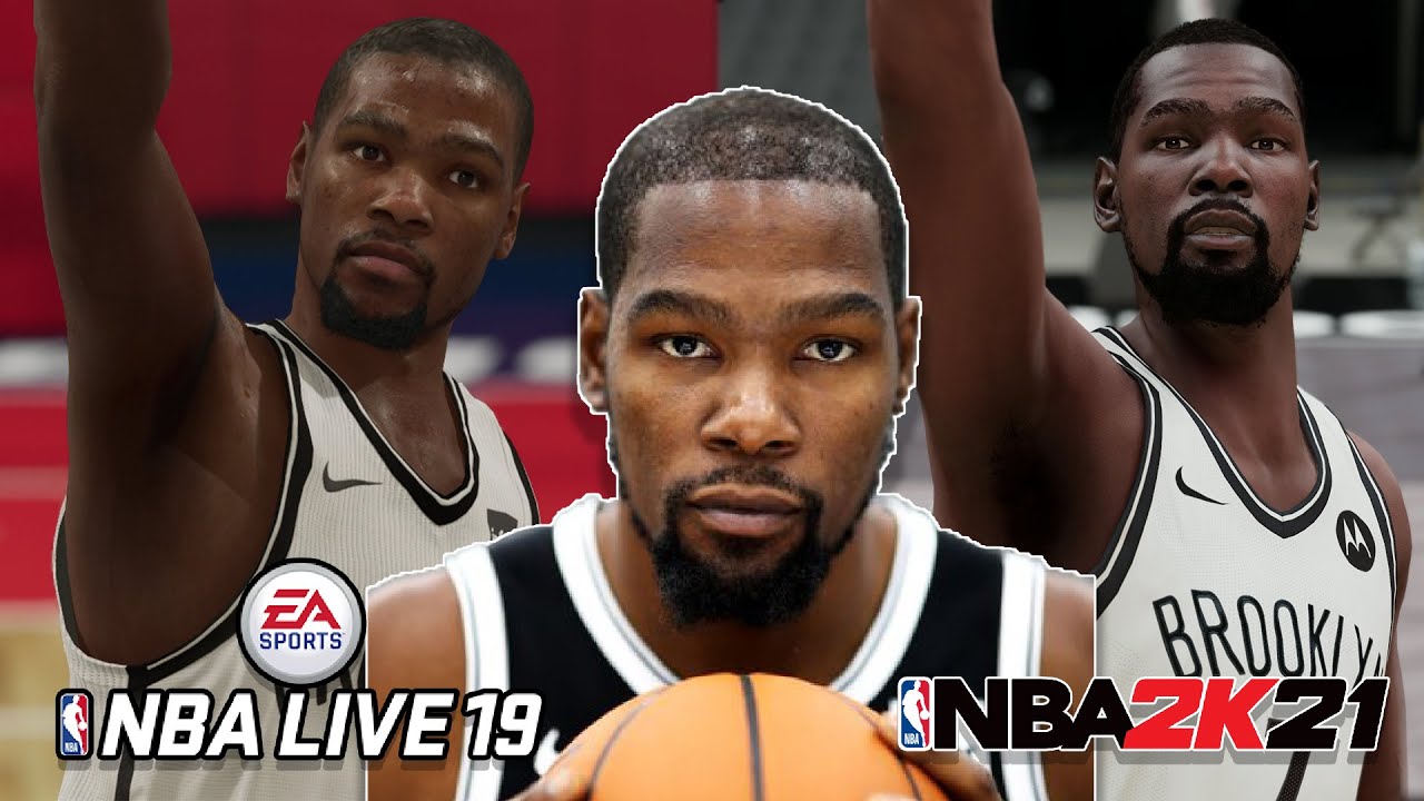 KEVIN DURANT`S NBA LIVE vs NBA 2K JUMPSHOT!