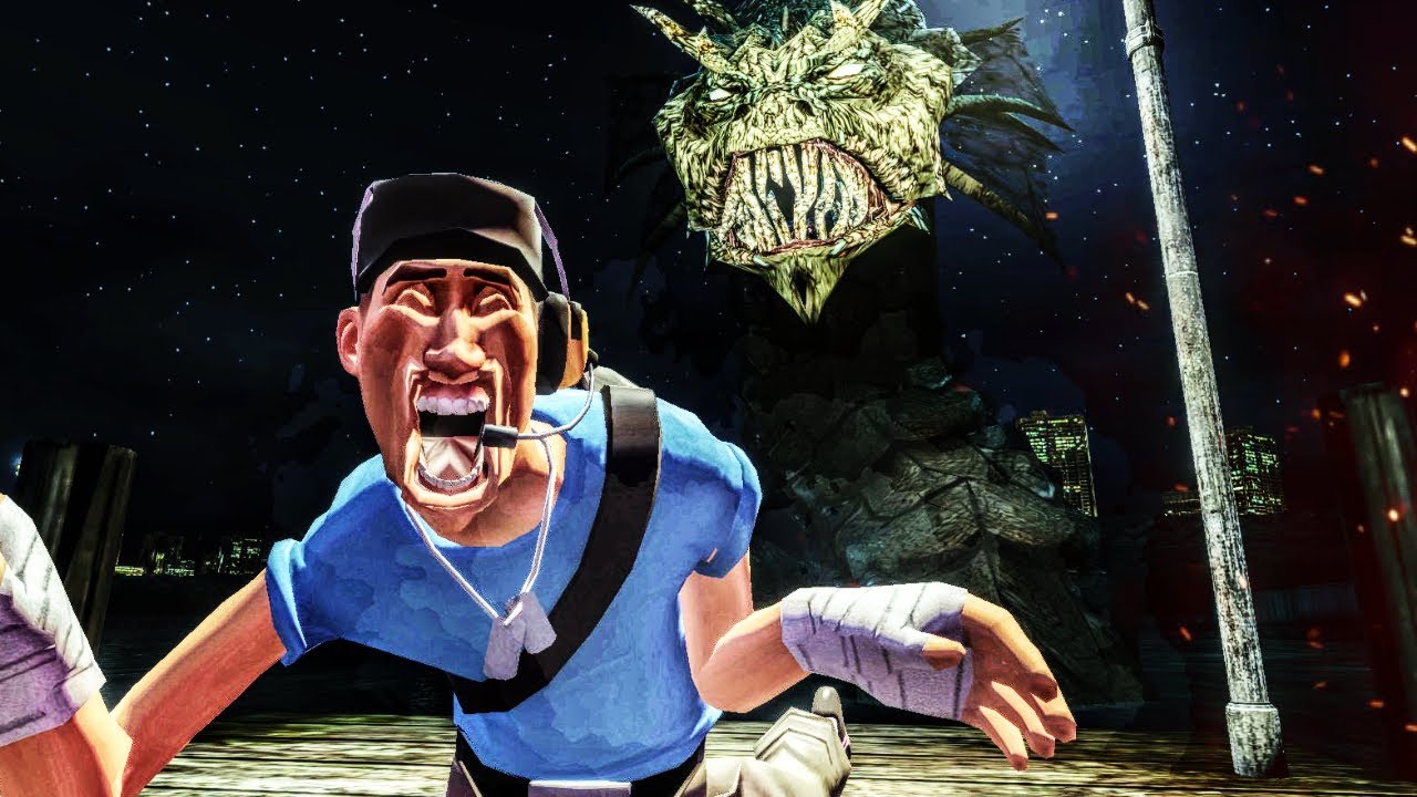 My Pet Lizard Turned Into A Giant Leviathan Monster in Gmod! (Garry's Mod Multiplayer Gameplay)