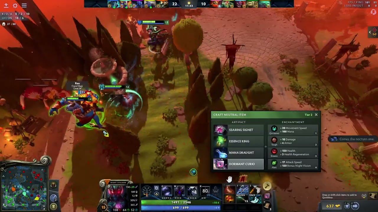 Dota 2 NightStalker ( facet: Voidbringer) turbo