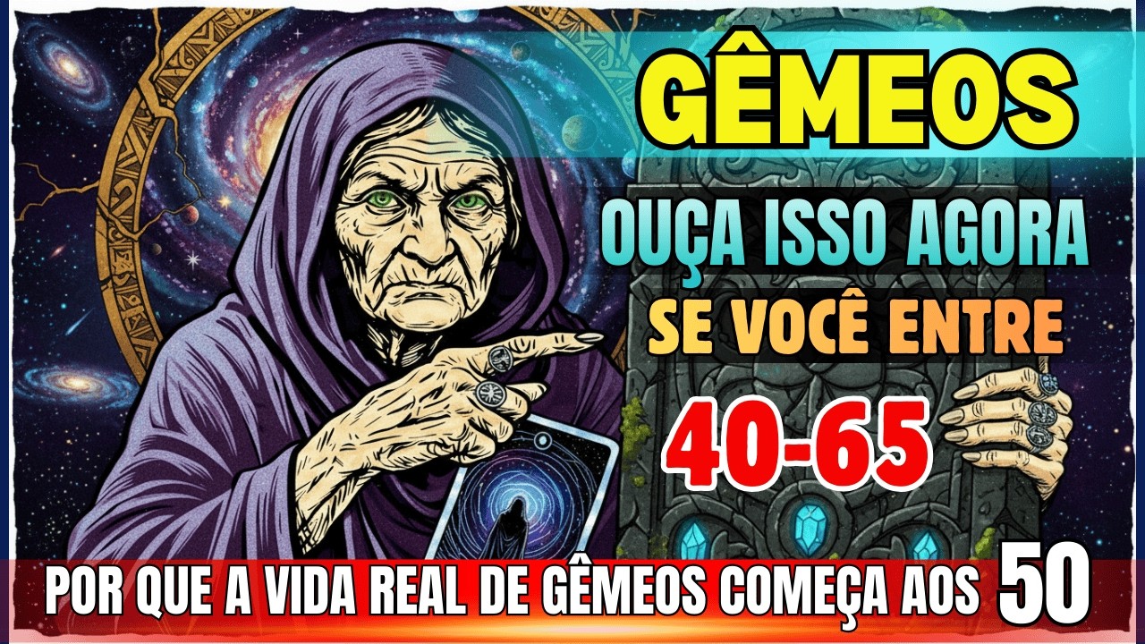 Se você é de Gêmeos ♊ e tem entre 40 e 65 anos 💥 Este vídeo vai mudar a sua vida.