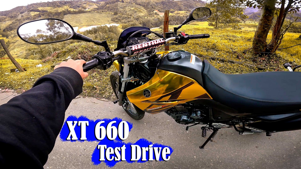 Yamaha XT 660 dorada