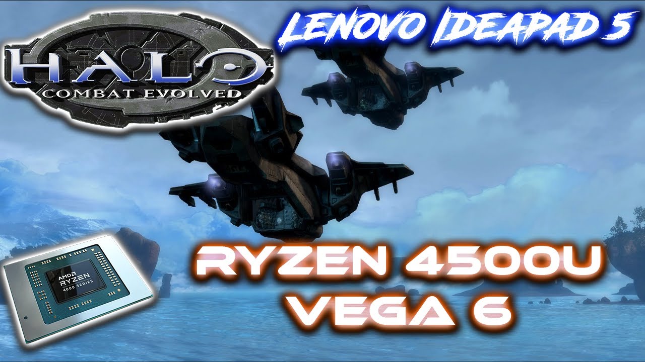 Ryzen 4500U Gaming - Halo CE - Gameplay Test - Lenovo Ideapad 5