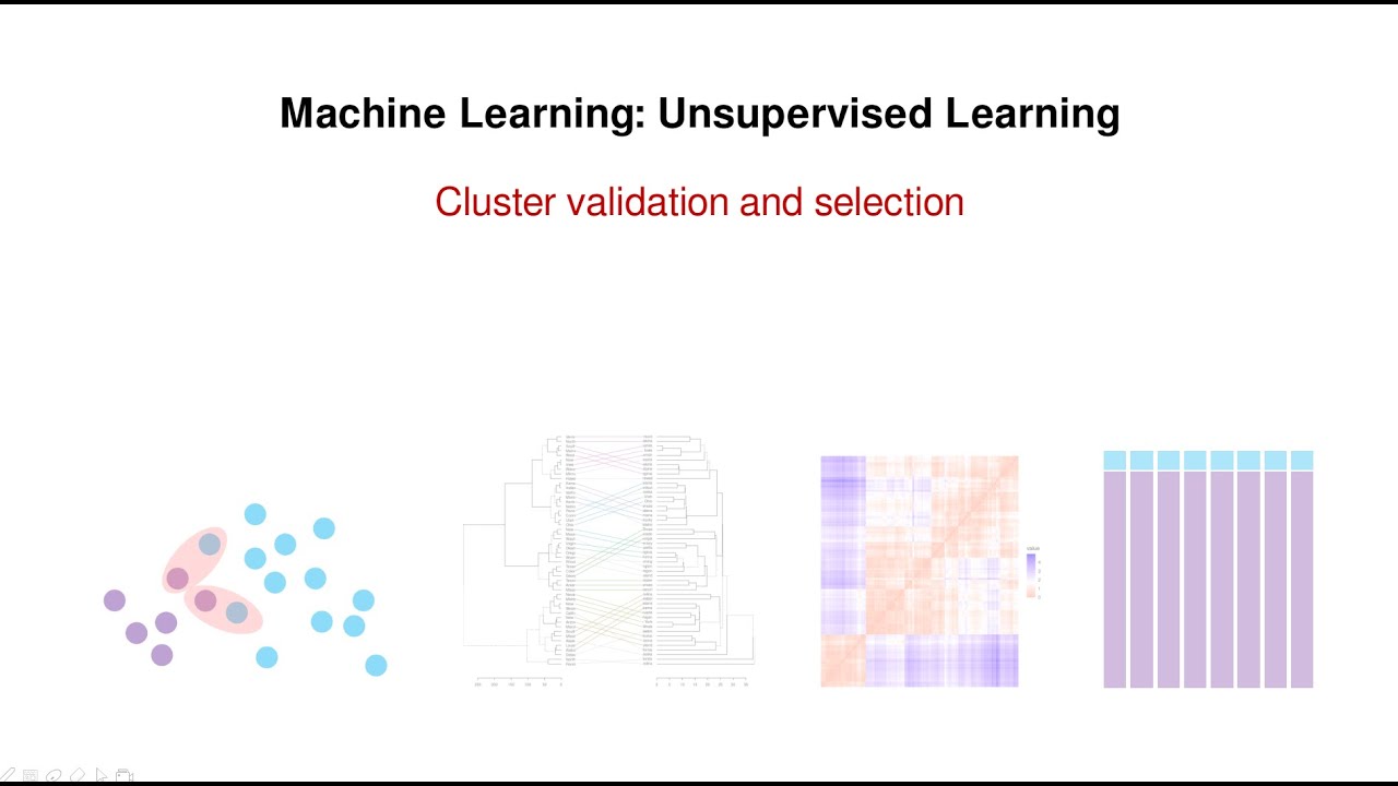 Cluster validation and selection