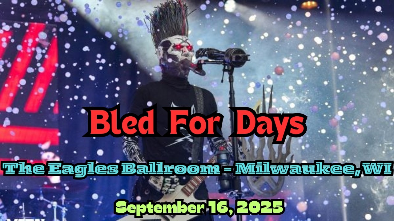 Static-X - Bled For Days - LIVE - Eagles Ballroom Milwaukee, WI 9/16/25