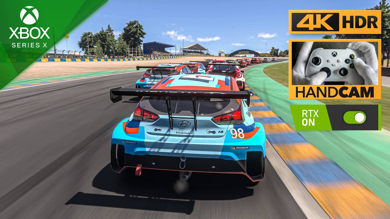 Forza Motorsport Gameplay ❯ Le Mans Circuit + Controller Handcam | Xbox Series X