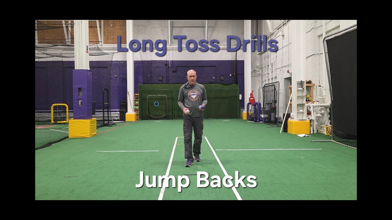 Long Toss Drills - Jump Backs