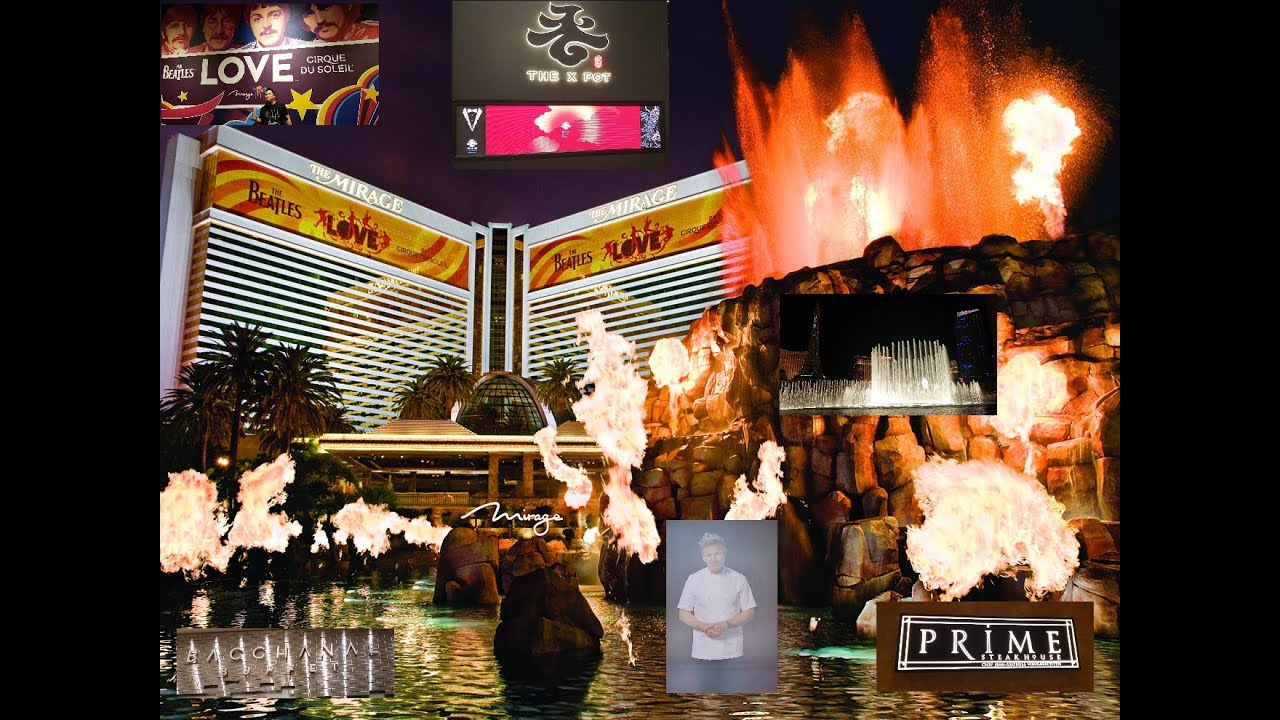 One Last Time at The Mirage Las Vegas | X-Pot, Hell's Kitchen,  Prime Steak House | Beatles Love.