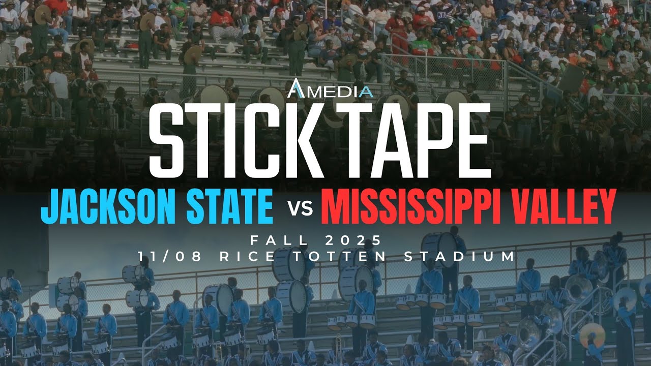 Stick Tape - JSU "War & Thunder" vs MVSU "Soul Section" *The Movie* | Fall 2025 | 4K 2160p 🔥🎥🎬‼️