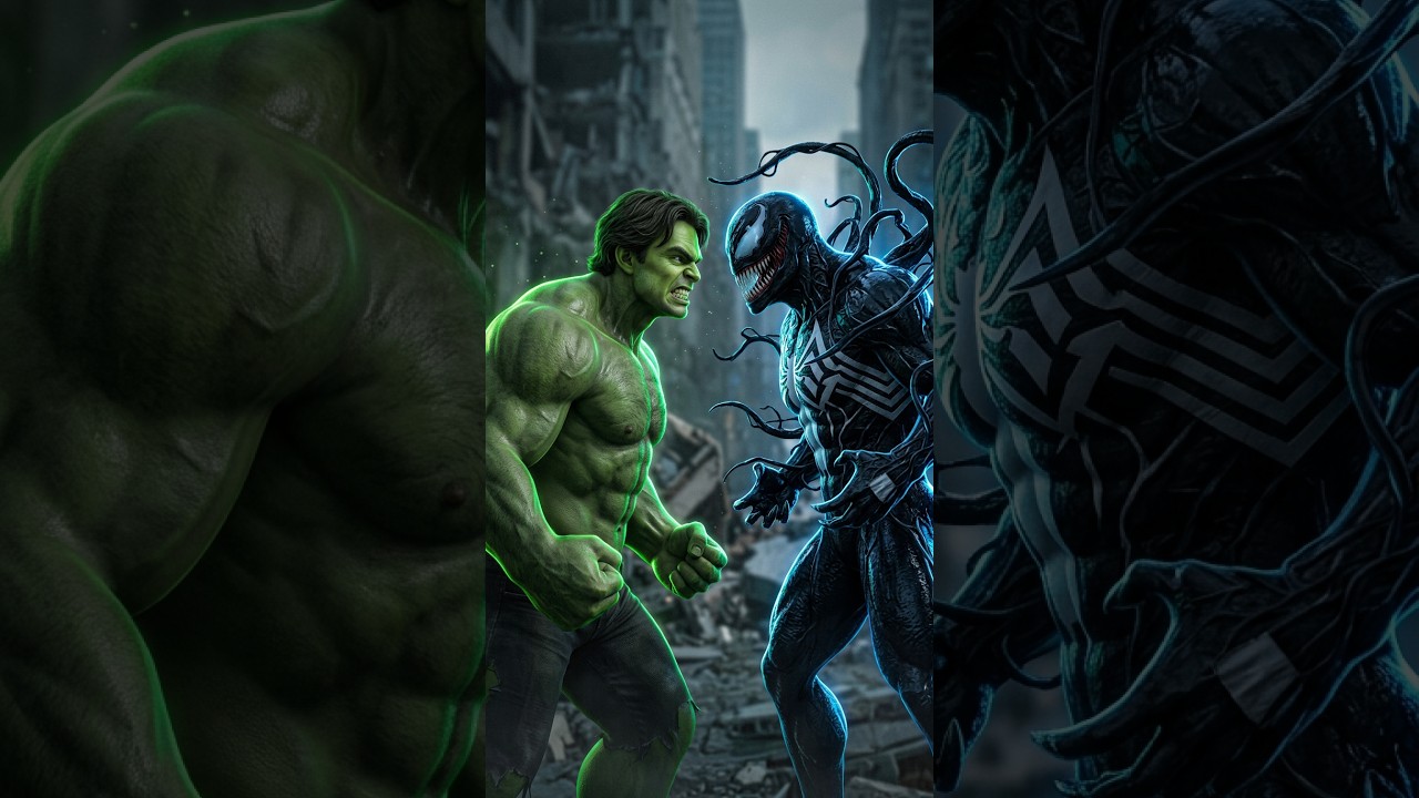 When HULK Meets VENOM&hellip; Pure Chaos Ensues 💥🕷️💚