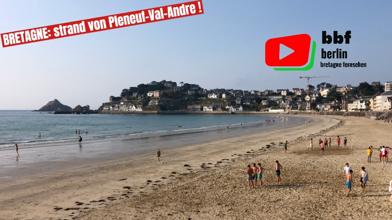 BRETAGNE  |  Strand von Pl&eacute;neuf Val Andr&eacute;  |  BBF Berlin Bretagne  Fernsehen 🇩🇪