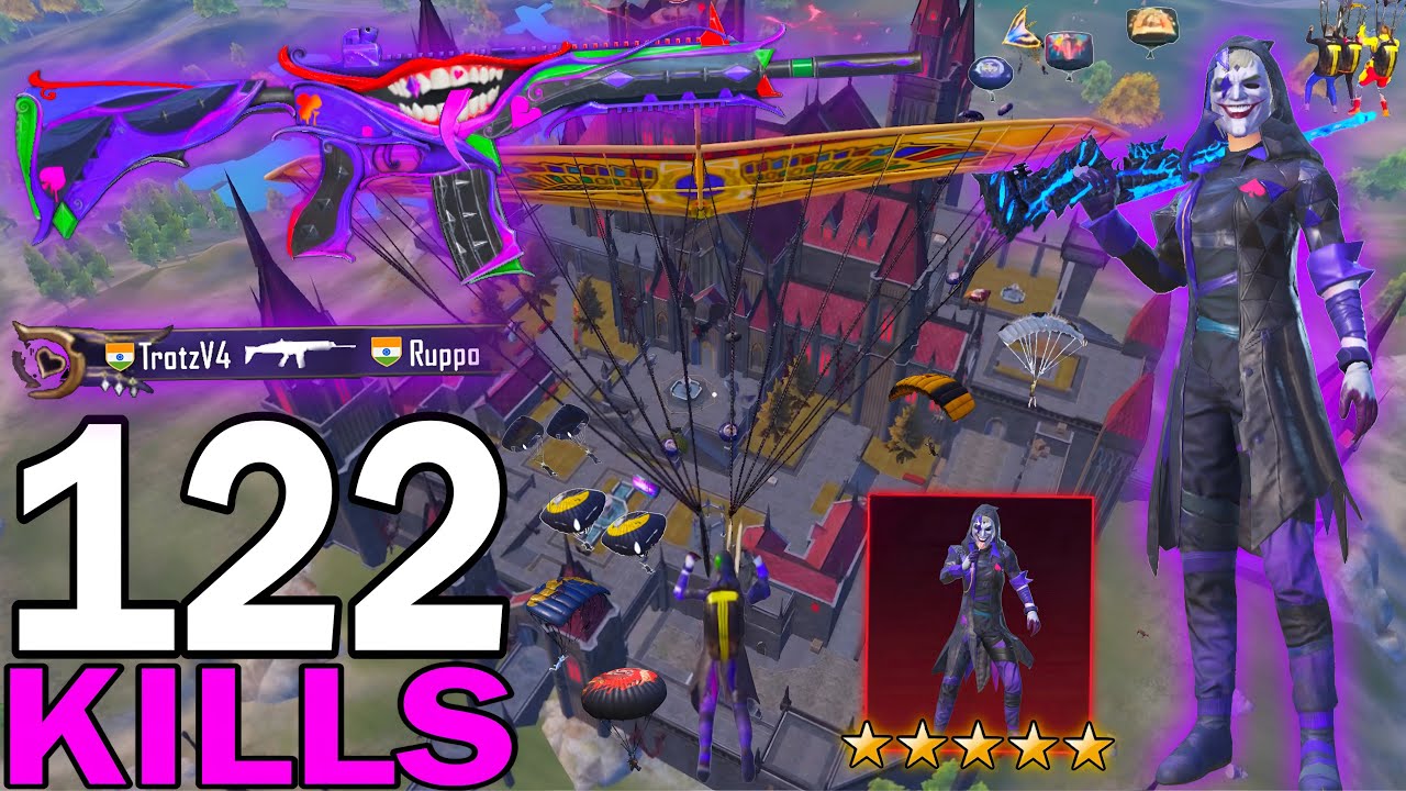 122 KILLS!🔥 IN 3 MATCHES FASTEST GAMEPLAY With FULL JOKER SET😍SAMSUNG,A7,A8,J2,J3,J4,J5,J6,J7,XS