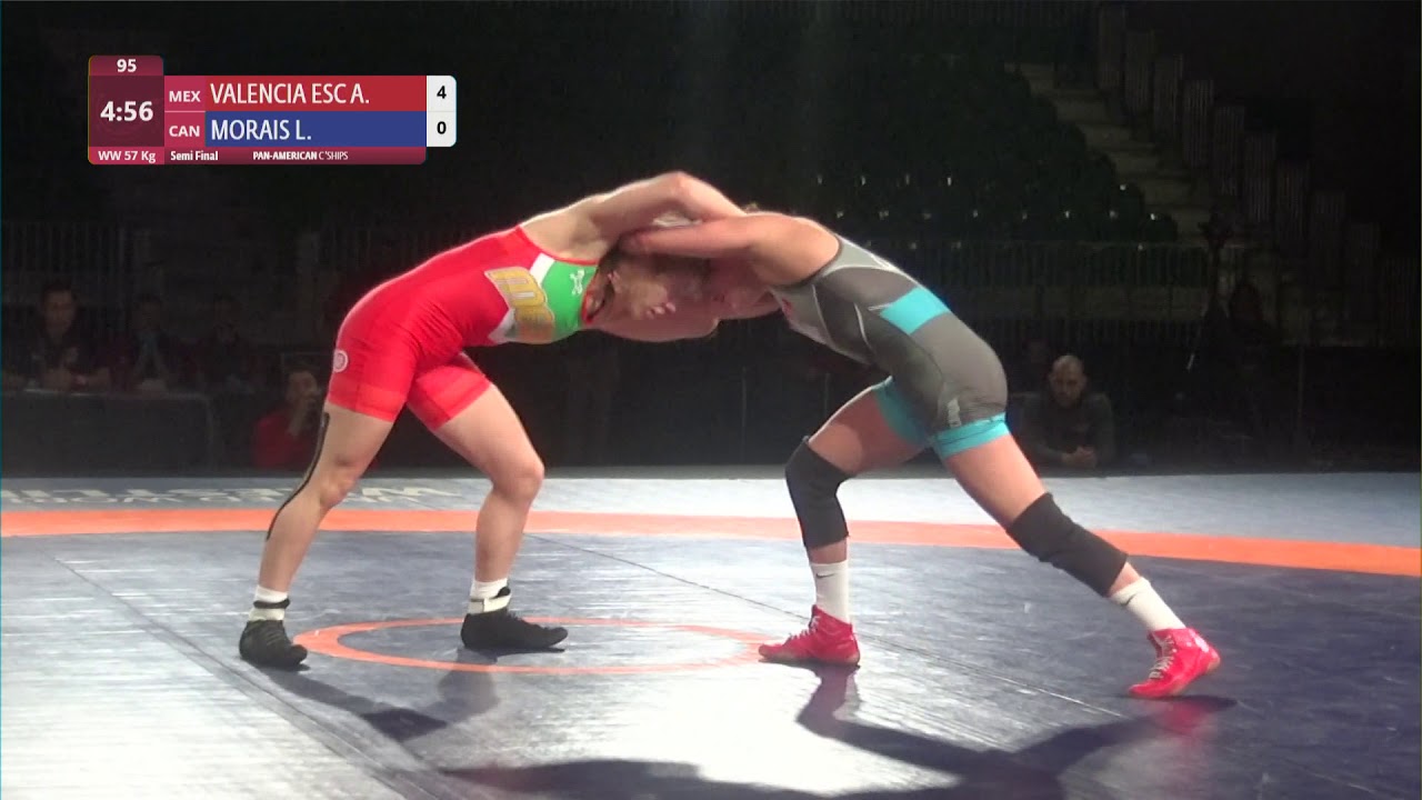 1/2 WW - 57 kg: A. VALENCIA ESC (MEX) v. L. MORAIS (CAN)