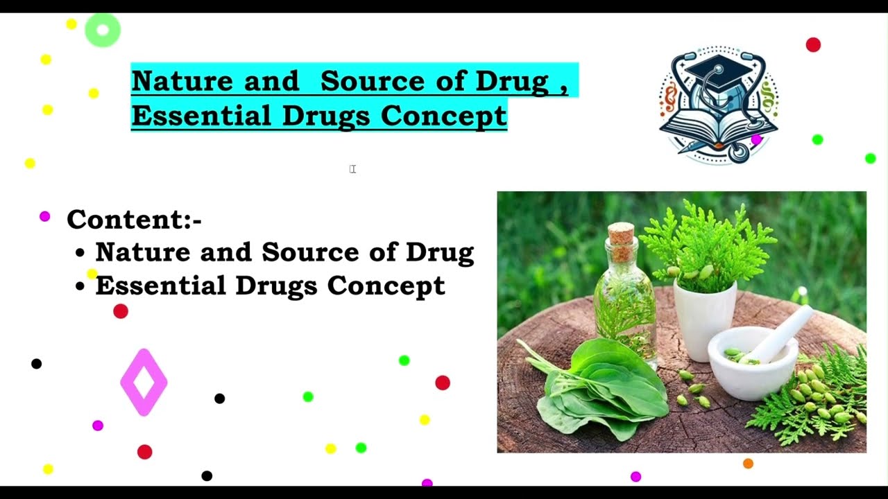 Nature and source of Drug, Essential Drug Concept | Pharmacology 2nd | B-Pharm 4th sem |