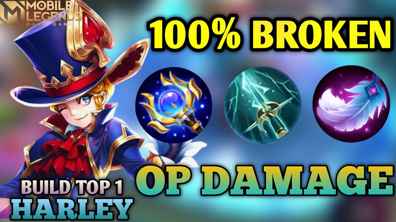 HERO INI MASIH TERLALU ANNOYING🔥HARLEY MIDLANE BIKIN MUSUH AUTO FEEDER | BEST BUILD HARLEY - MLBB