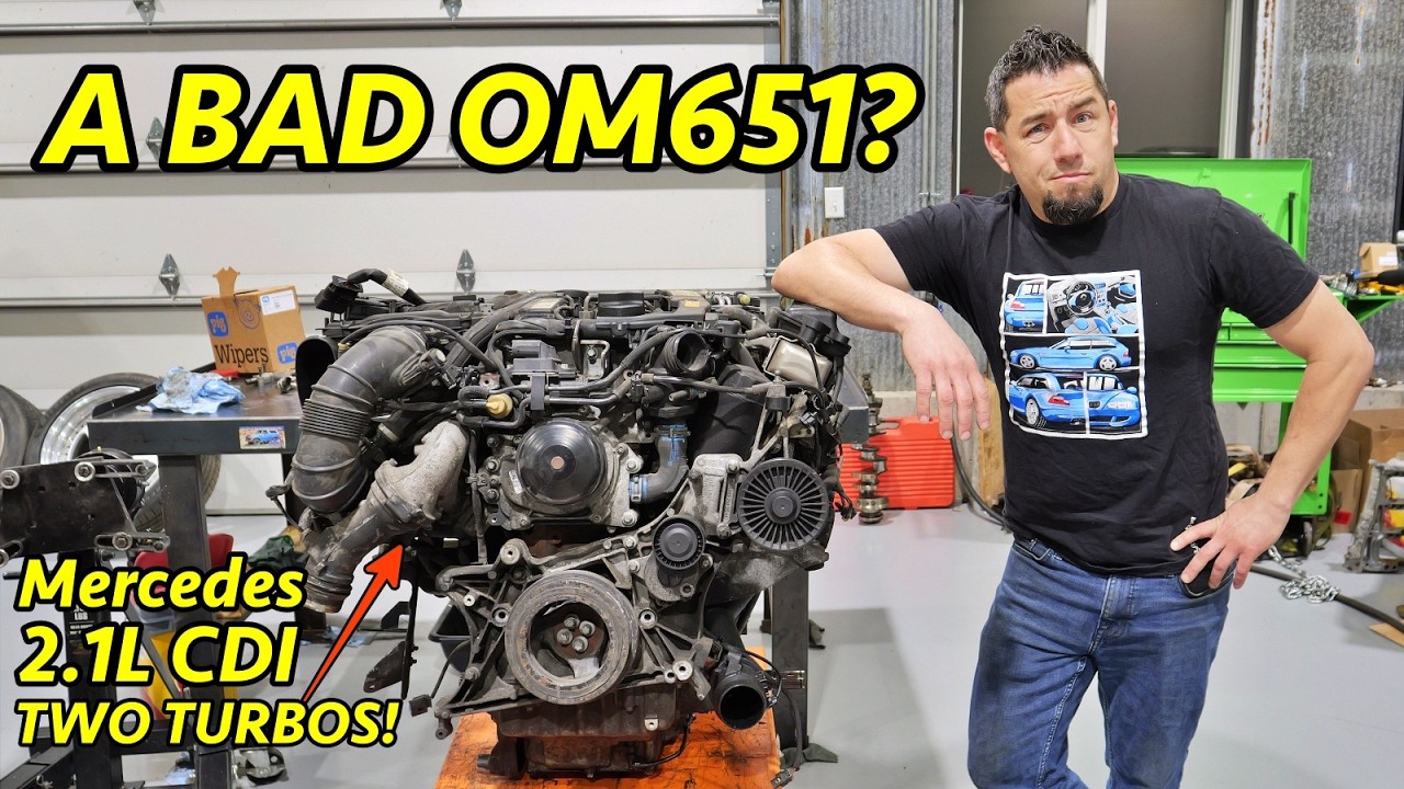 Complicated AND GOOD? Failed Mercedes OM651 Turbo Diesel Teardown Shows How OVERBUILT These Are!