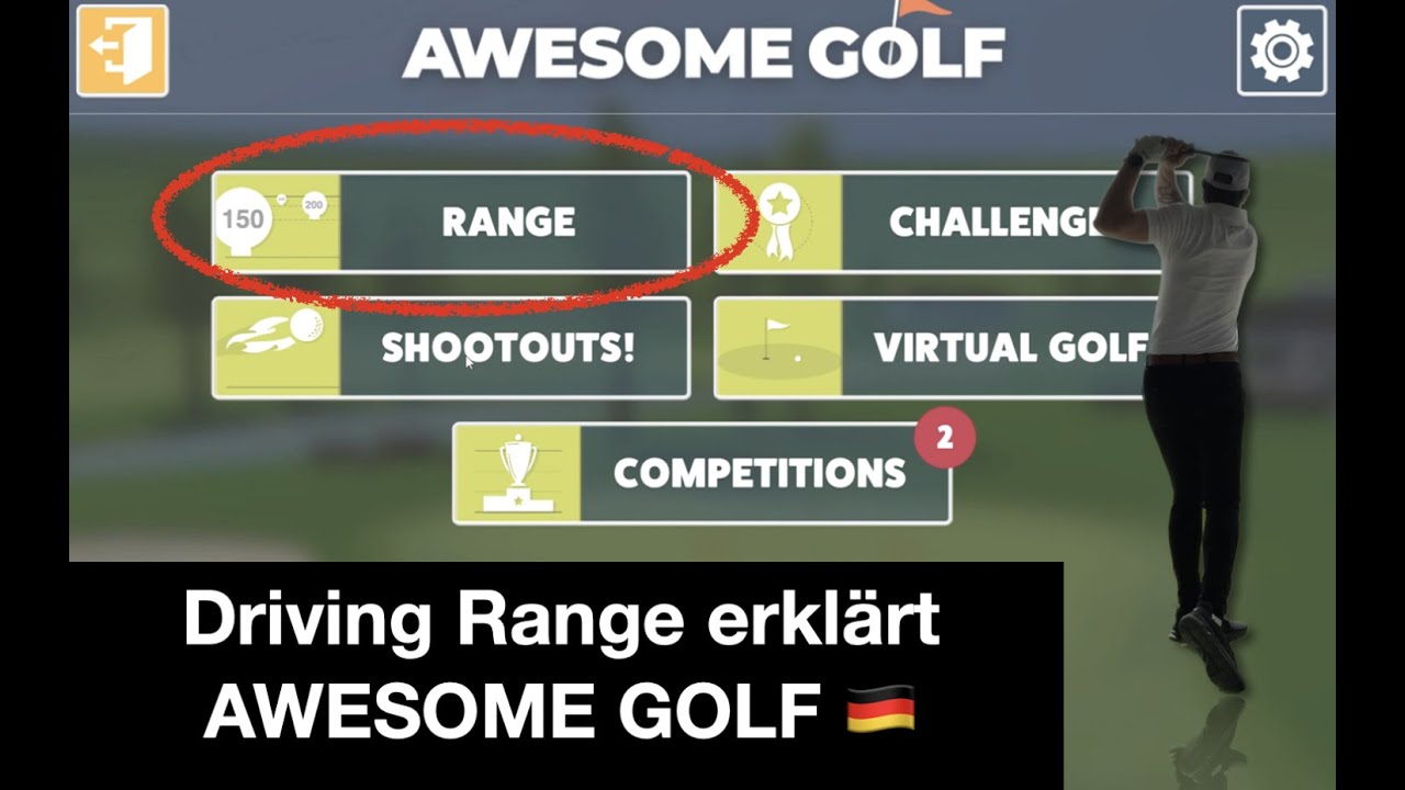 ⛳️ Driving Range in AWESOME erklärt - GOLF SIMULATOR DEUTSCH // FLIGHTSCOPE MEVO + // AWESOME GOLF