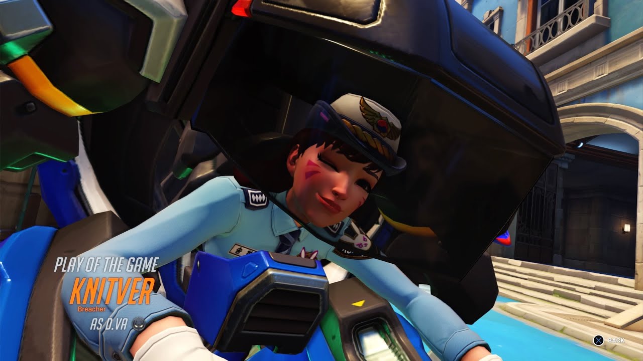 Overwatch 2 - My D.Va Officer Shoot & Bomb 1+2 Kills