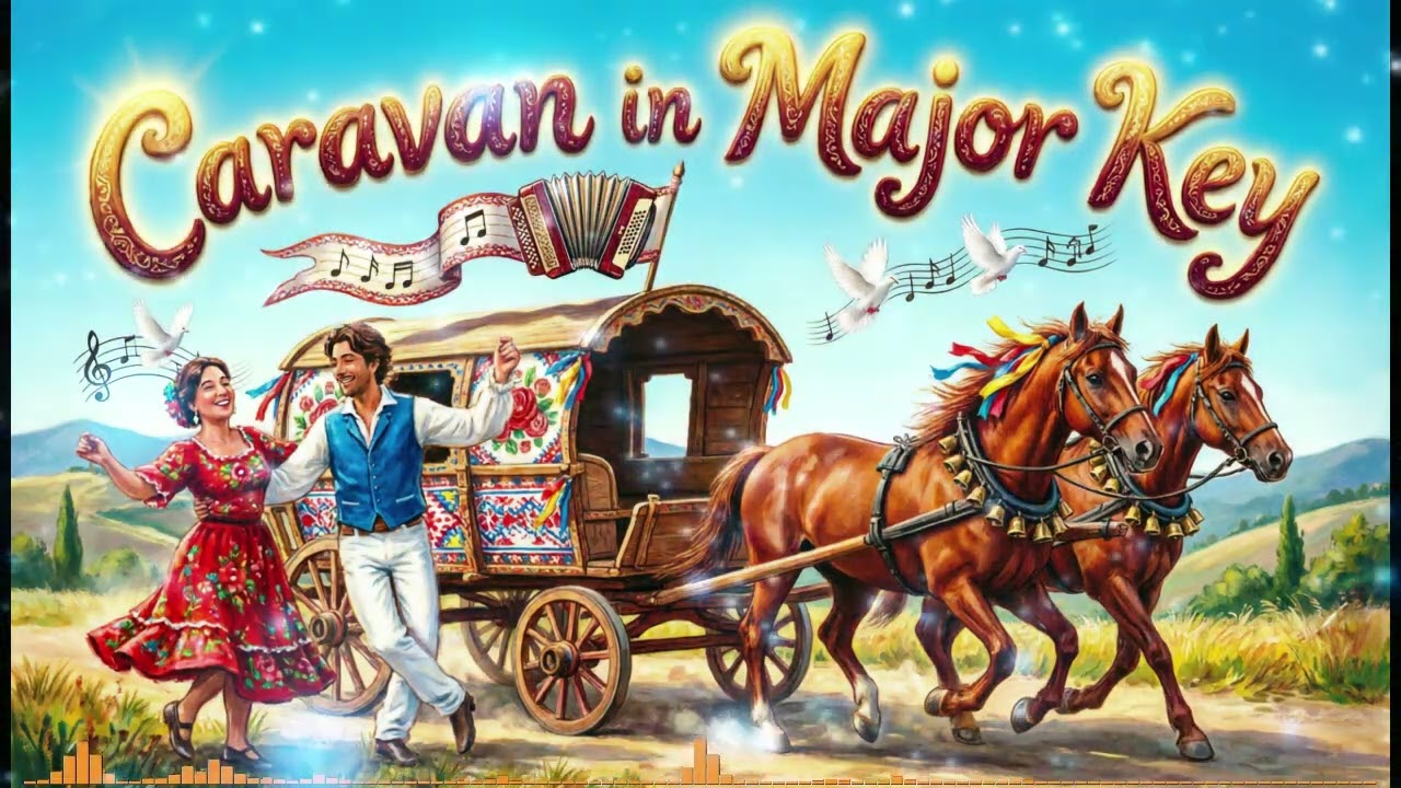 Harmonike Beats (Caravan in Major Key) | Balkan Vibes | Accordion rhythms #accordion #harmonica