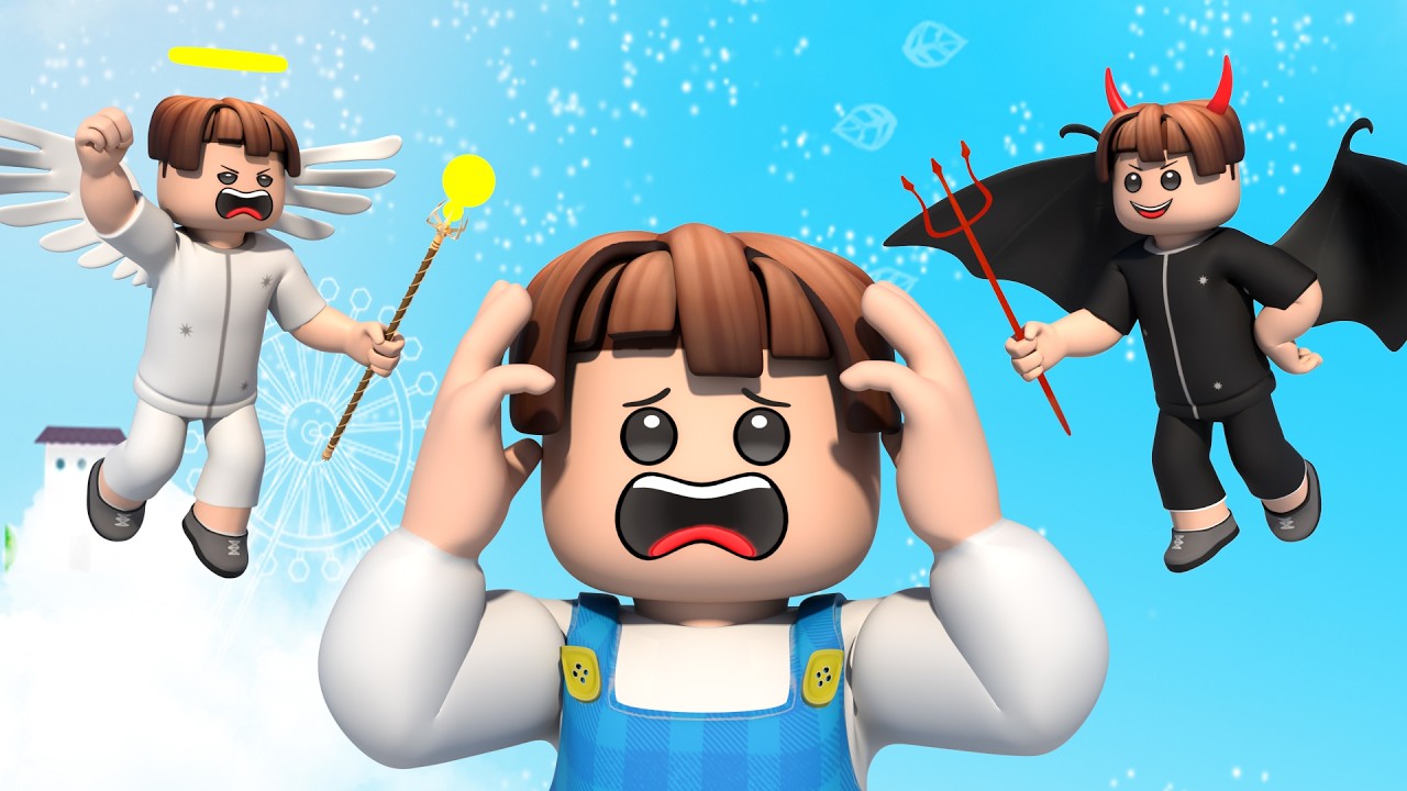 ROBLOX Брукхейвен 🏡RP: Хороший ребенок или плохой ребенок - Ангел и Дьявол | King Roblox