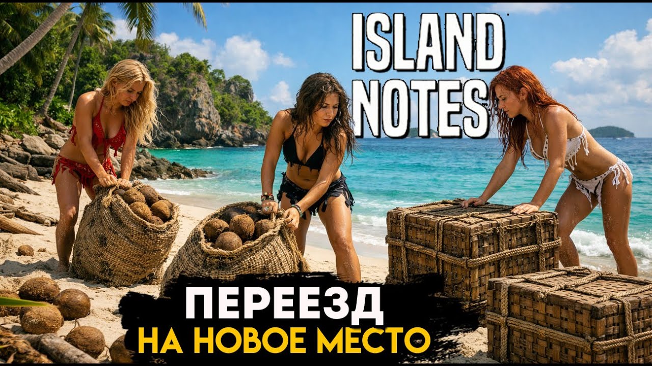 СТРОЮ НОВУЮ БАЗУ НА СТРИМЕ. ISLAND NOTES ВЫЖИВАНИЕ НА ОСТРОВЕ
