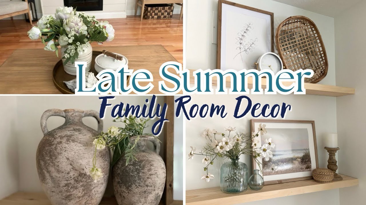 Late Summer Decor Ideas|Family Room|Kitchen| Decorating Ideas