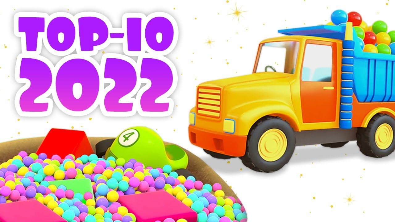 Top Mejores Especiales 2022. Vehículos de servicio. Dibujos animados y caricaturas de coches.