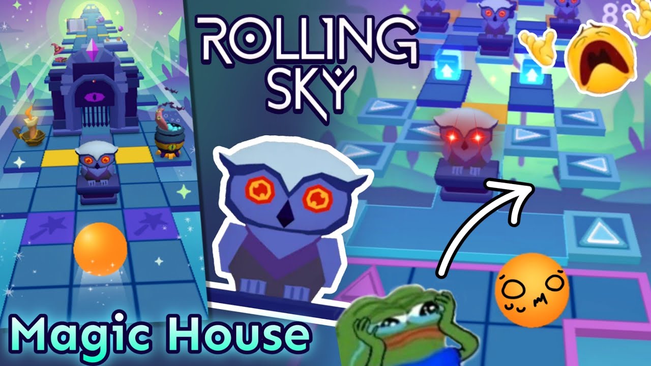 [DIAGONAL as HELL😭] Rolling Sky - Magic House