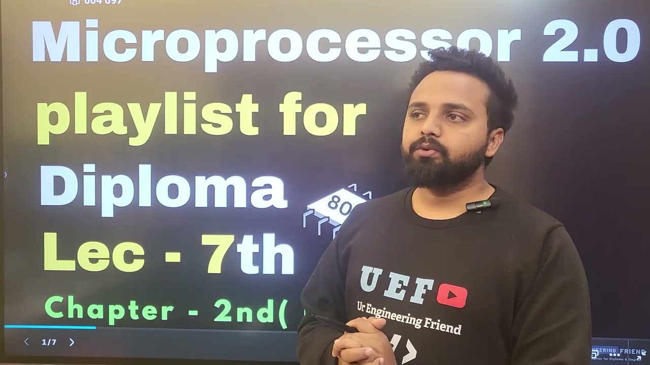 Microprocessor 2.0 Lec - 7th ( Chapter 2 - Part 2 ) Complete Playlist Diploma With Notes & QB MSBTE