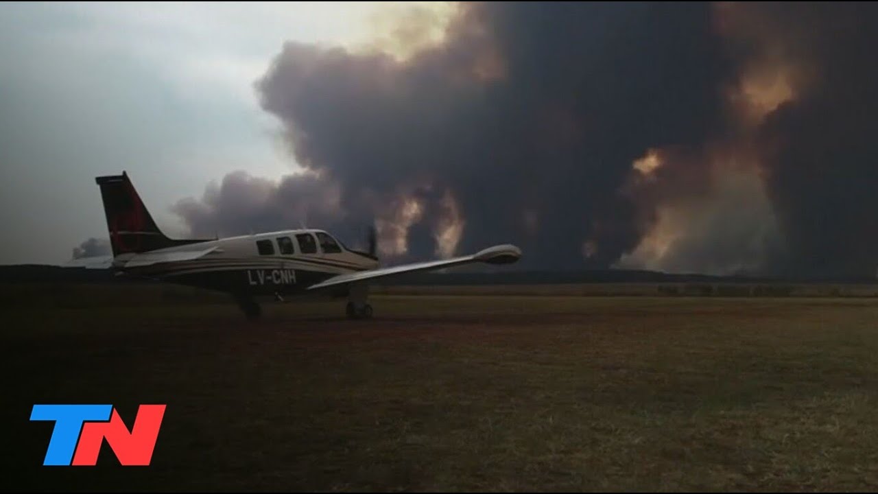 Los incendios de Corrientes desde el aire: fuego sin respiro y más de 780 mil hectáreas quemadas