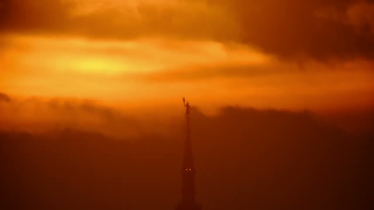 Il tramonto sfiora il Salvatore