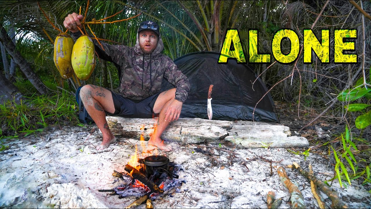Sobreviví 24 horas solo en una isla remota cazando mi propia comida