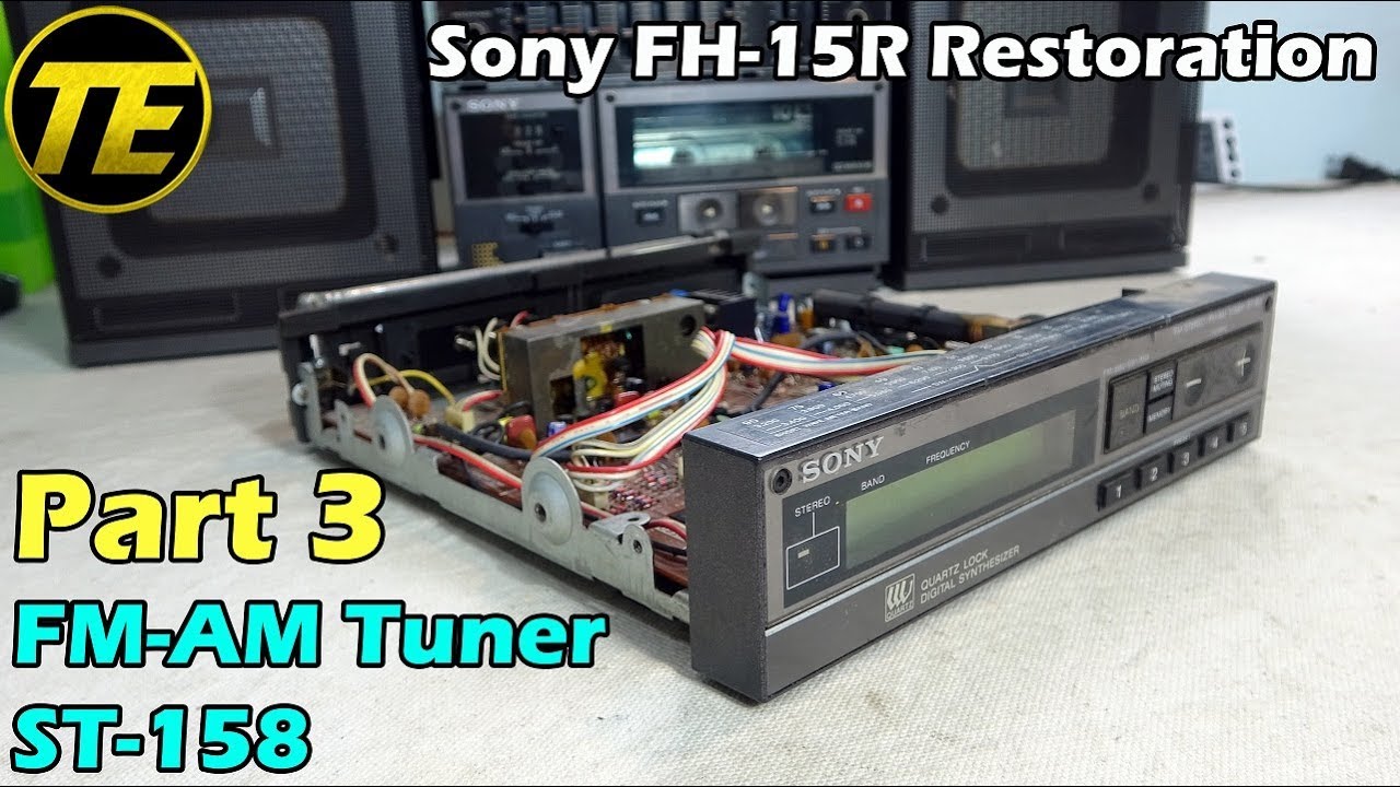 Sony FH-15R Restoration - Part 3 - FM-AM Tuner ST-158 Restoration
