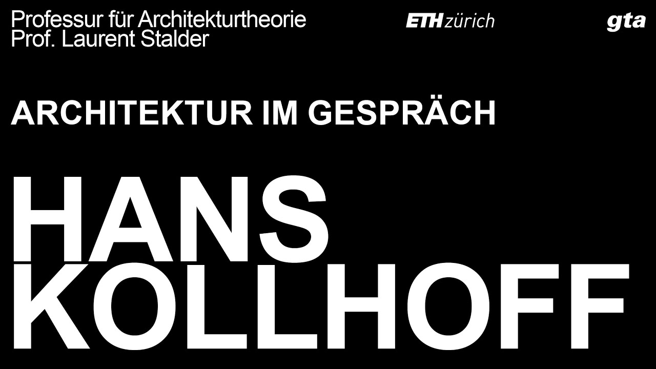 Architektur im Gespräch: Hans Kollhoff