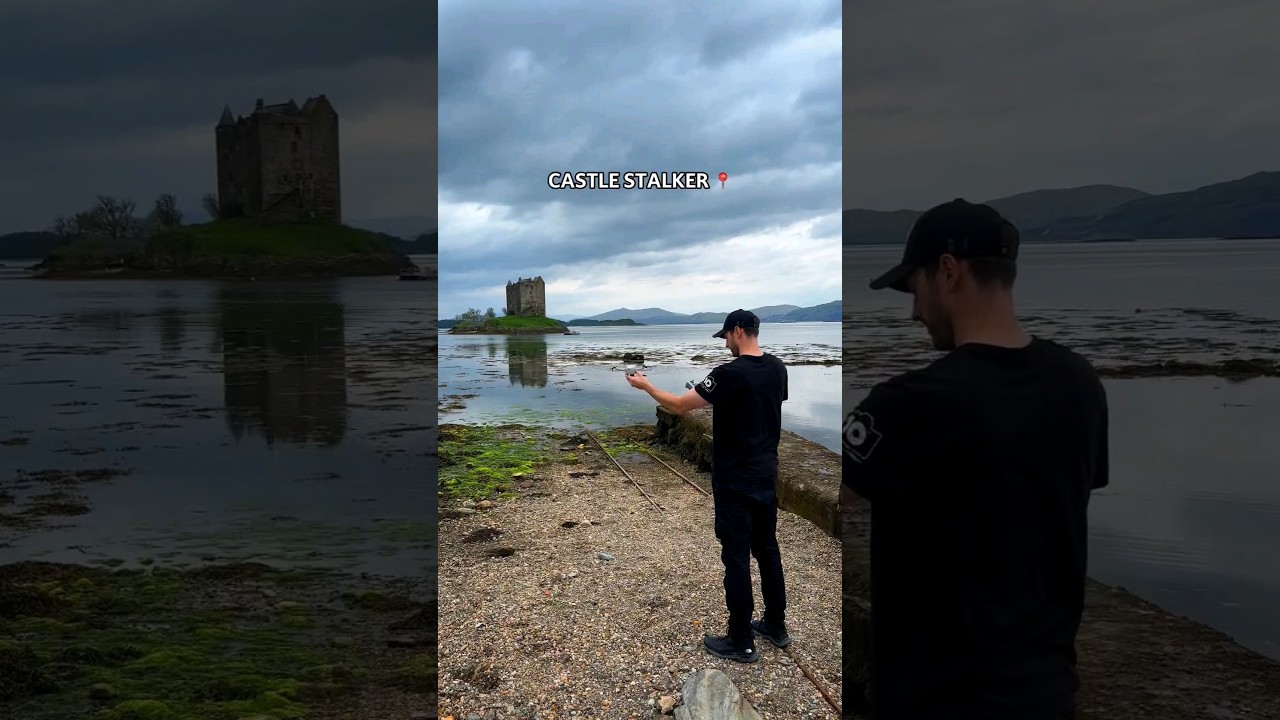 1 of over 1,500 castles in Scotland! Castle Stalker 📍