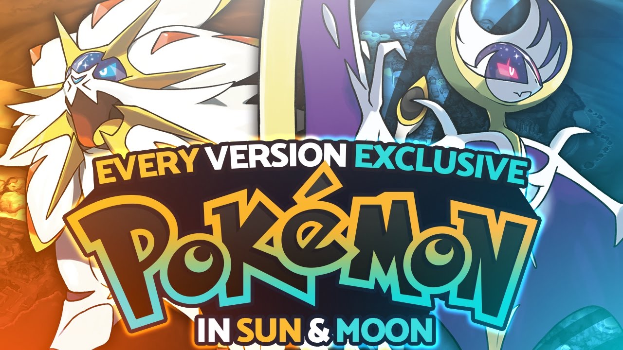 Every Version Exclusive Pok&eacute;mon in Sun and Moon | Supra