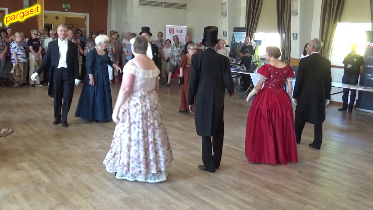 Historical dance - Gustavs skål, Borgå salongsdansare 16.06.2018