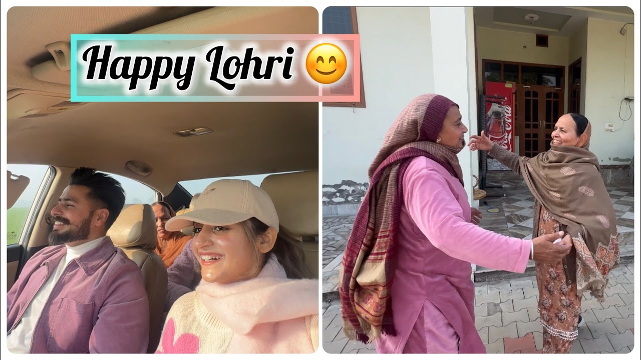 Asi gye didu de sohre lohri leeke ❤️