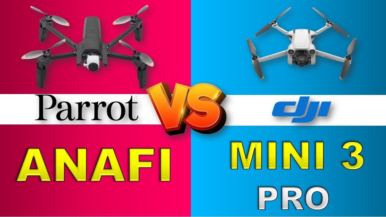 PARROT ANAFI VS DJI MINI 3 PRO FULL COMPARISON !