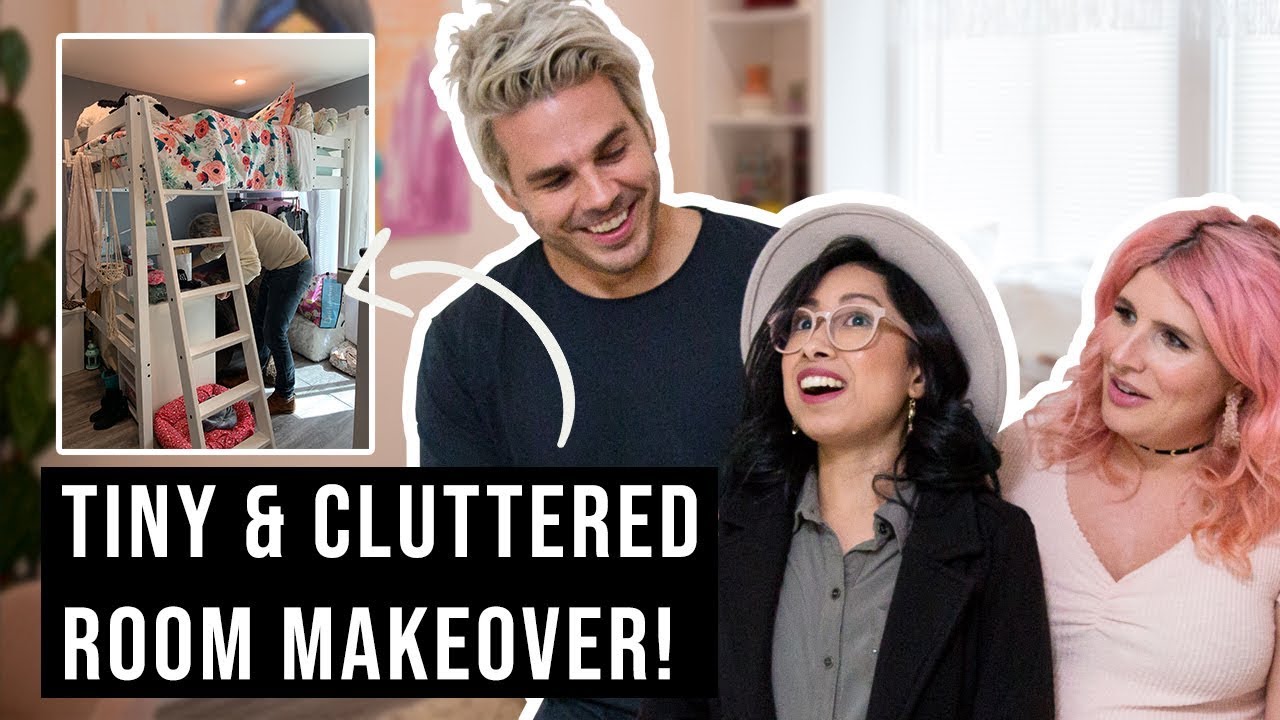 Tiny and Cluttered Bedroom Makeover!