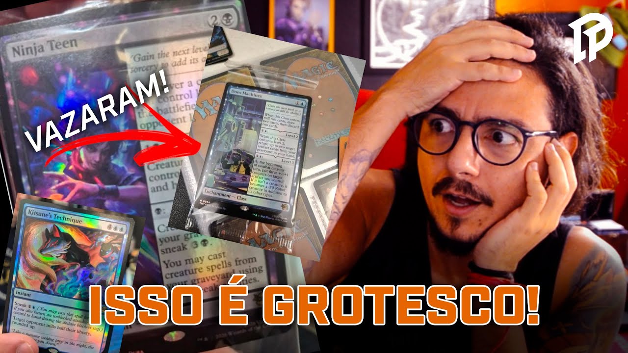 ERRO DA WIZARDS! CARTAS DE TARTARUGAS NINJA NOS KITS DE LORWYN ECLIPSED