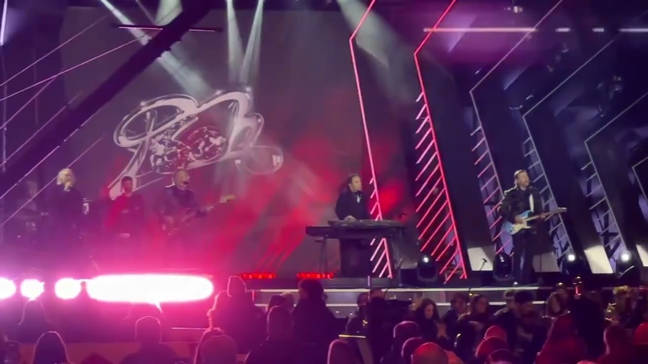 Sanremo, le prove prima dell’esibizione di stasera dei Pooh.